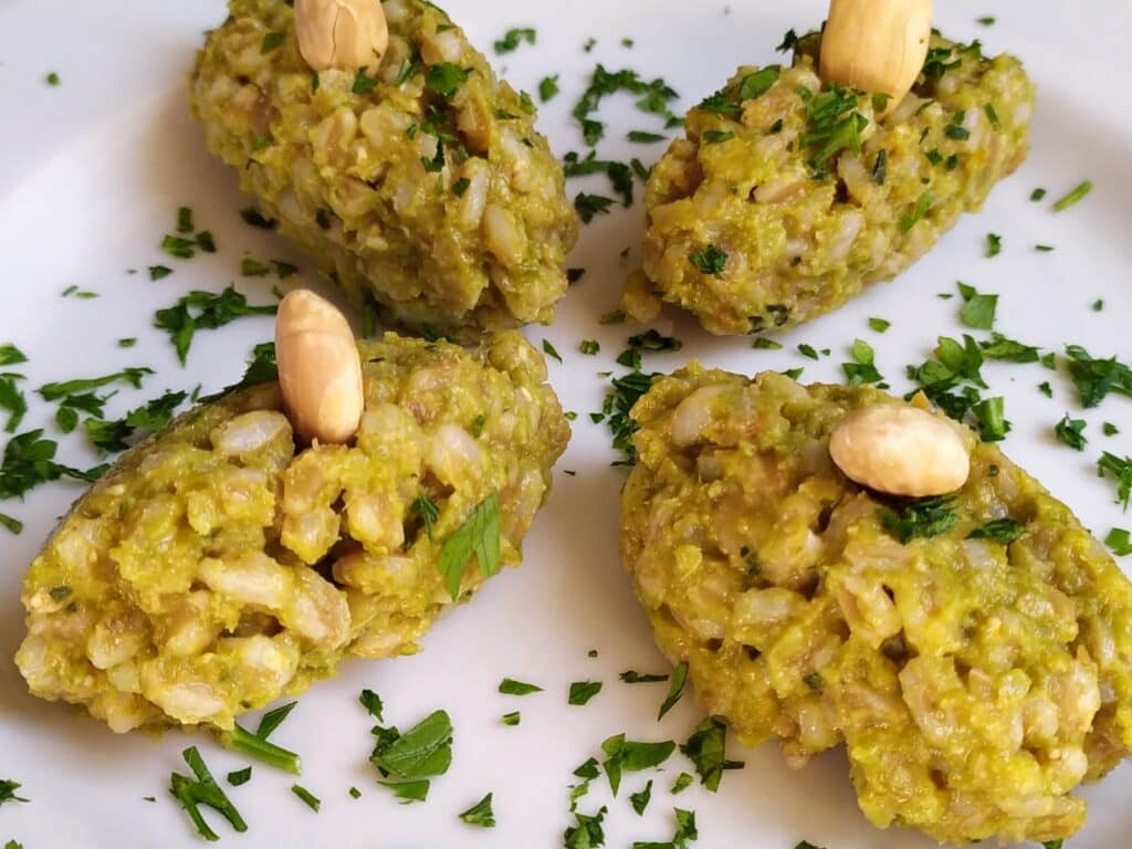 Farrotto con pesto di fagiolini alla menta