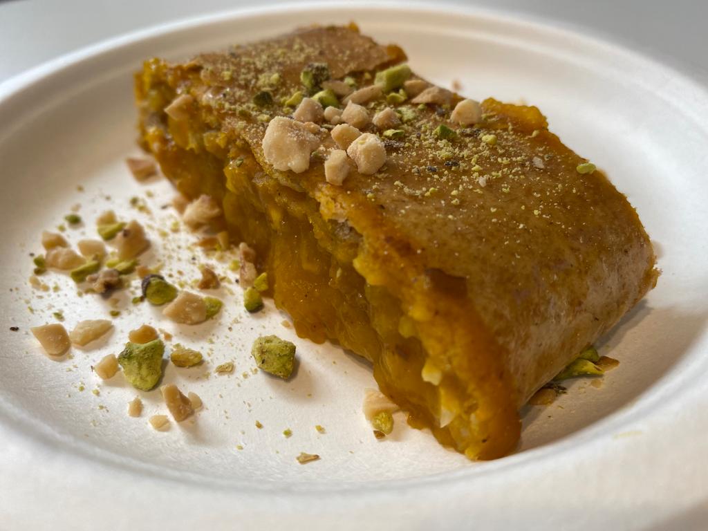 Strudel di mele, zucca e castagne