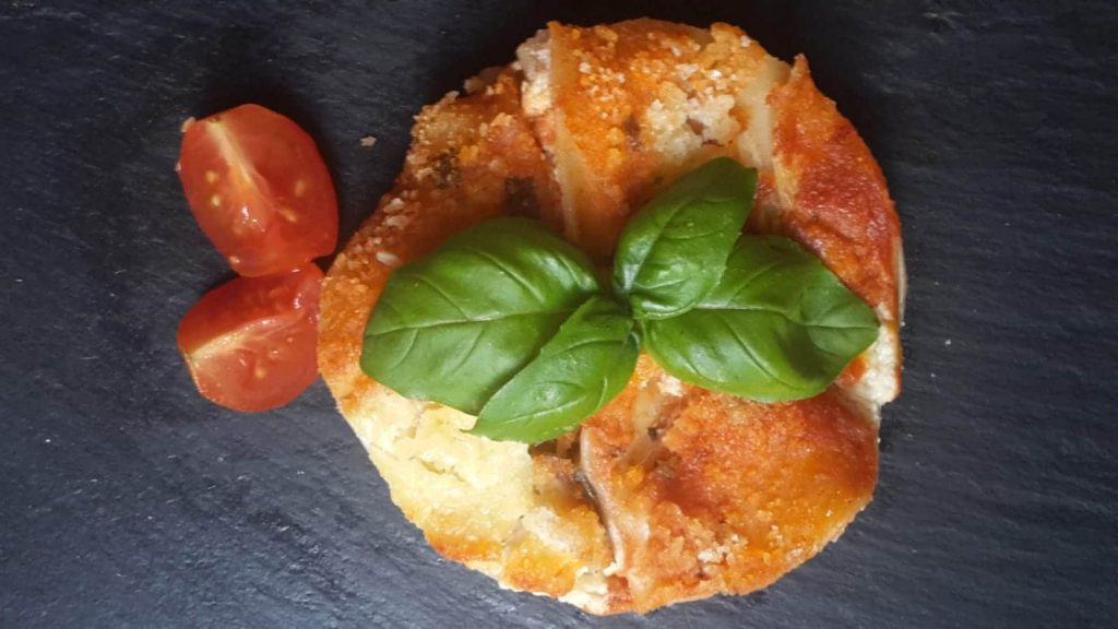 Lasagnette pomodoro e basilico con non formaggio homemade