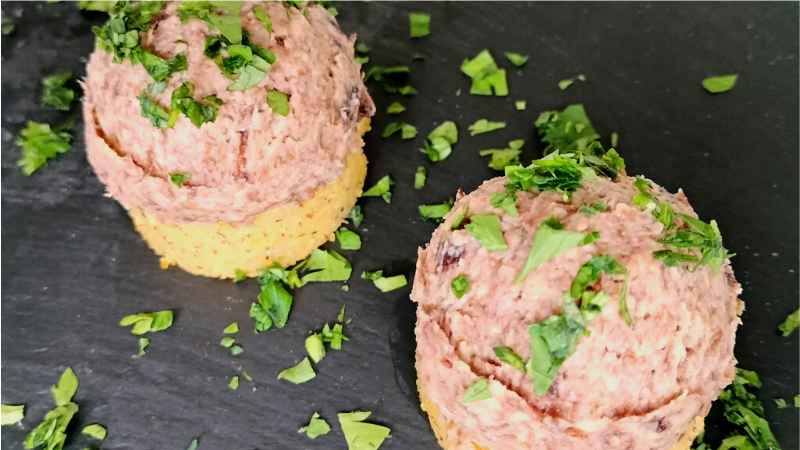 Paté di fagioli rossi e nori al limone