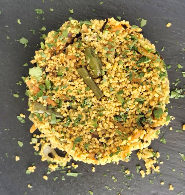 cous cous alla curcuma