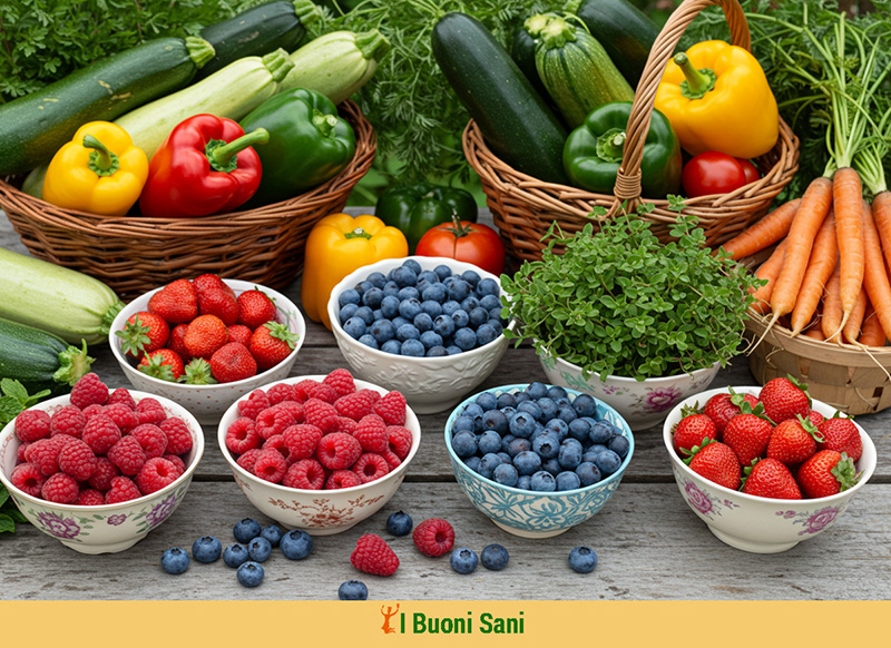 Potenziale dell'estate nella cucina naturale