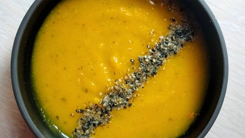 Vellutata di zucca e zucchine al garam masala
