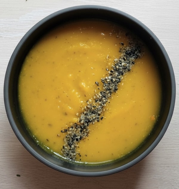 Vellutata di zucca e zucchine al garam masala
